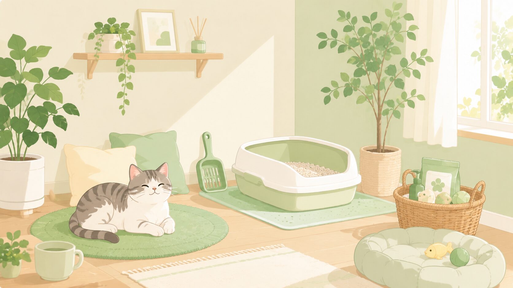 清潔な猫トイレと猫の暮らし|猫砂選びと毎日のケアで快適な猫トイレ環境