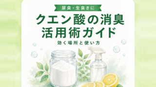 クエン酸の消臭活用術ガイド|効く場所と使い方