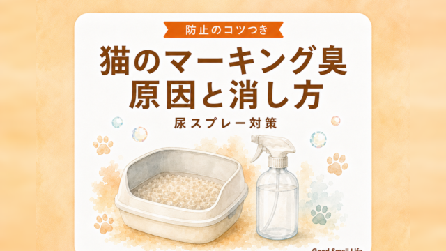 猫のマーキング臭の原因と消し方｜尿スプレー対策