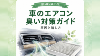 車のエアコンの臭い対策ガイド｜原因と消し方